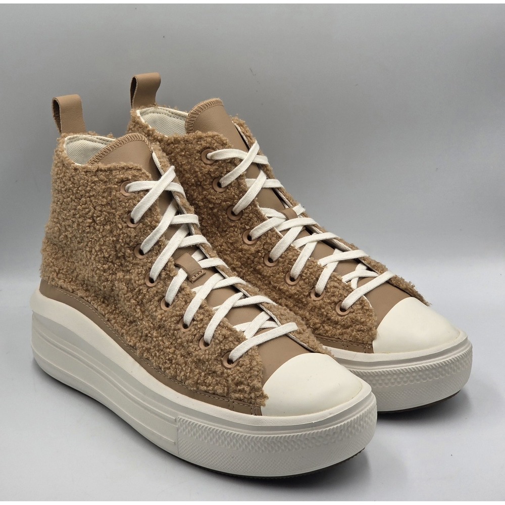 Converse Chuck Taylor All Star Move Platform Sherpa High Top A04259C Women's 10